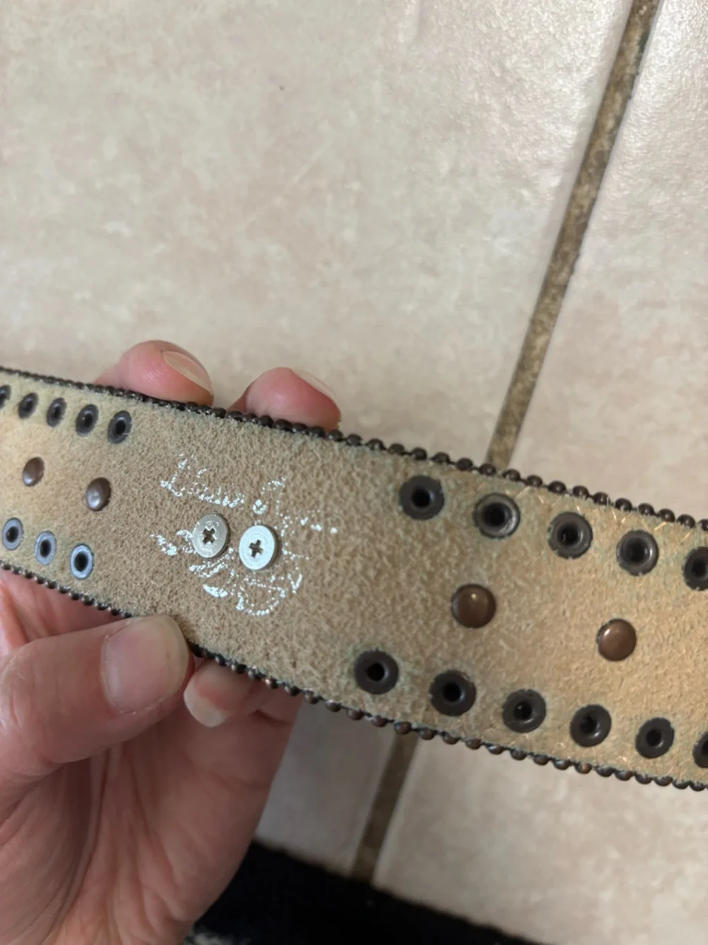Blazin Roxx  Brown Leopard Print Rhinestone Embellished Women's Belt size L